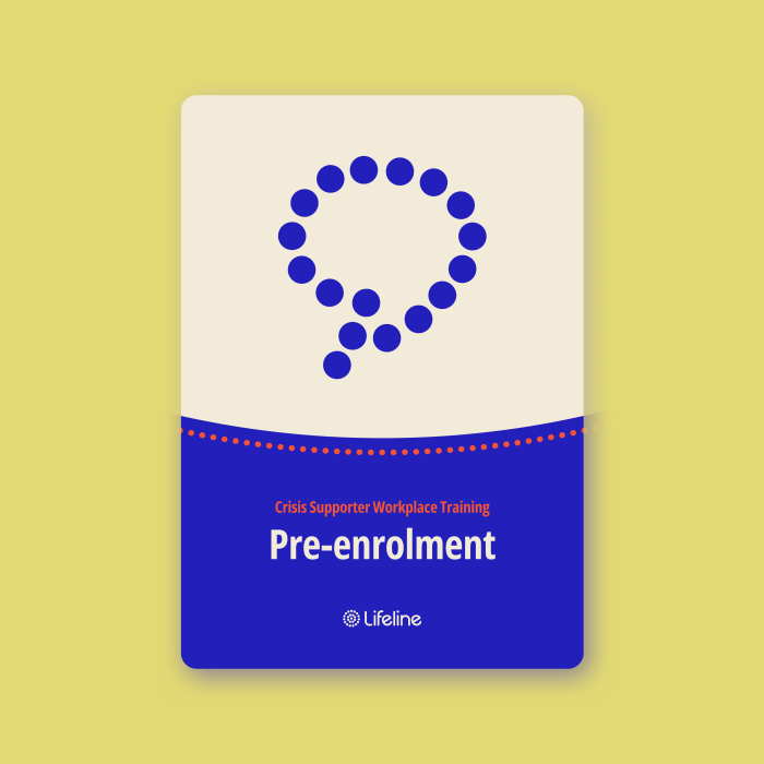 Pre-enrolment - Booklet