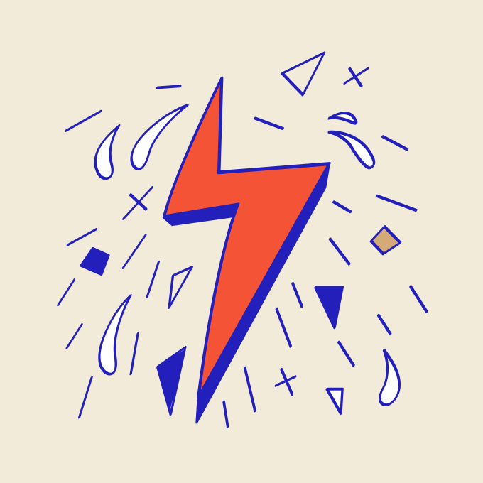 Illustrations – Natural disaster – Beige