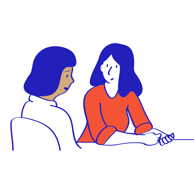 Illustrations – People talking