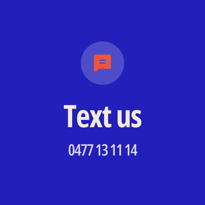 Lifeline service logo – Text us