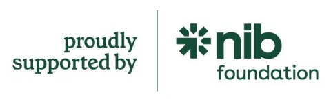 Sponsor logo: proudly supported by nib foundation