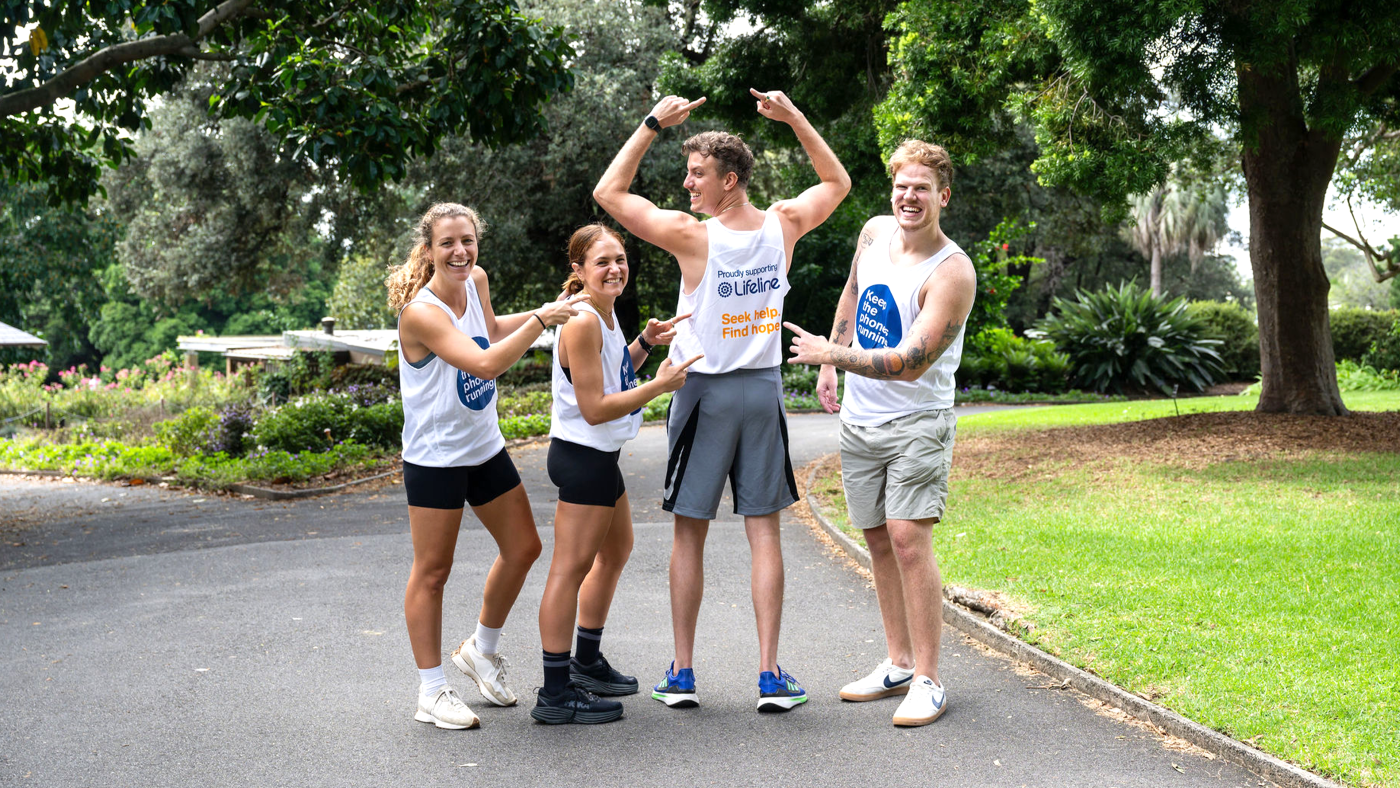 Lifeline team – Activewear in the park